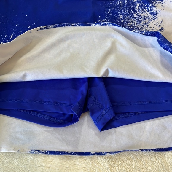 Nike Power Spin Skirt, Purple/White, Size L - Picture 3 of 6